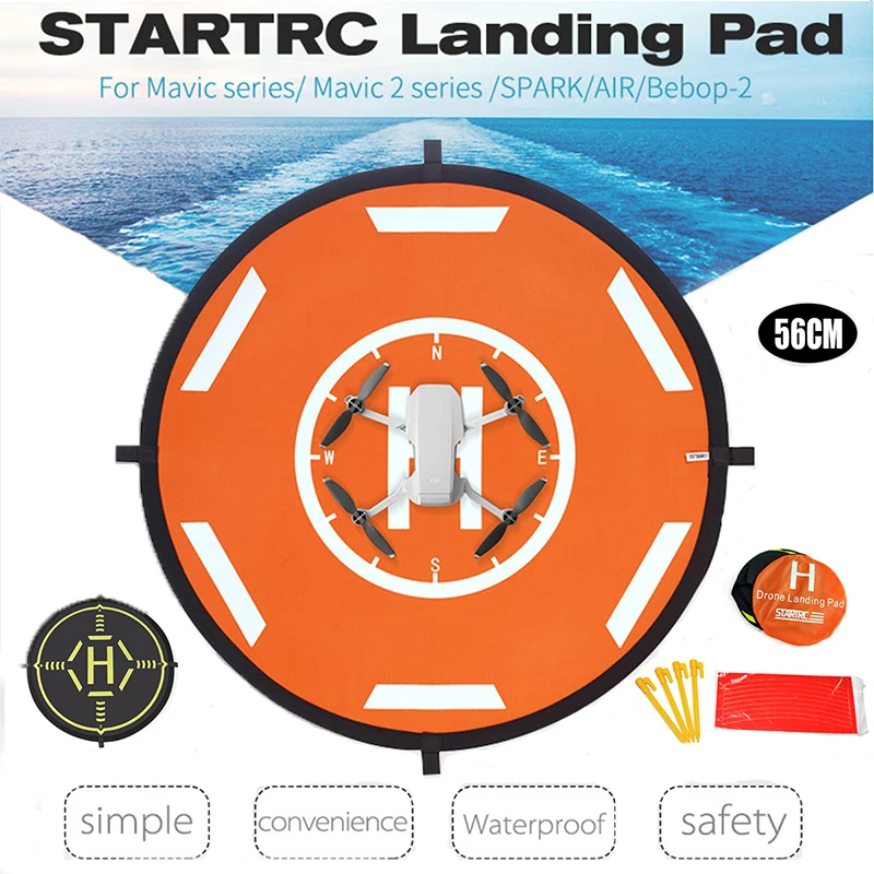 

56CM Portable Foldable Landing Pad For DJI Mavic Mini/MINI 2 DJI Phantom Mavic Drone FIMI X8SE 2020 For RC Quadcopter drone
