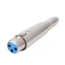 XLR 3pin мама до 6,35 мм стерео Женский аудио адаптер разъем наконечник