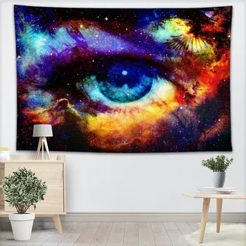 

Custom Eye Art Pattern tapestry wall hanging tapestry home decoration rectangle bedroom wall art tapestry 140X250cm