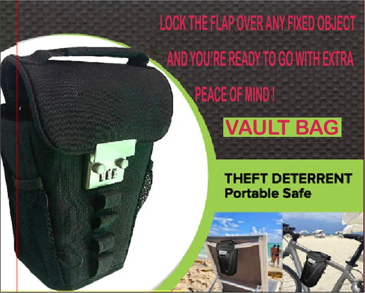 Password Lock Bag Wire Anti-Theft Safe Portable Password Package  Chair Bicycle Beach Swim Sports Key Bag With Password Lock (4)