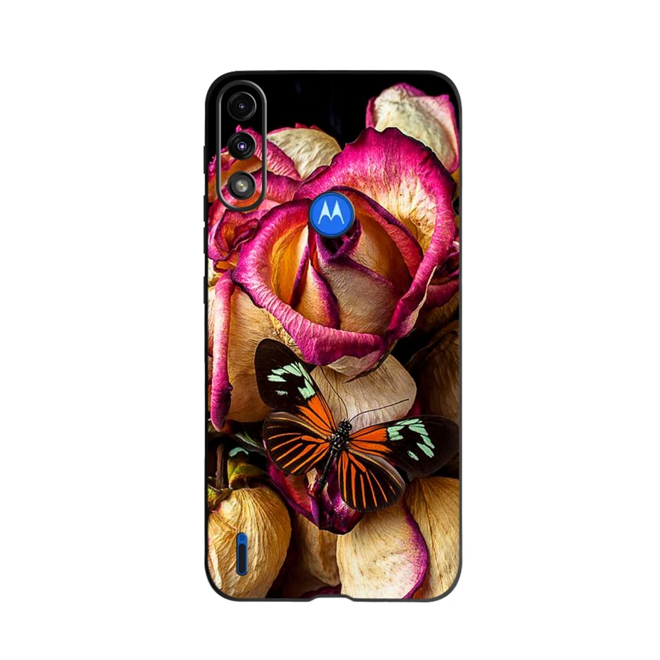 Durable Silicone Phone Back Cover - Soft TPU Protection for Motorola Moto E7 Series
