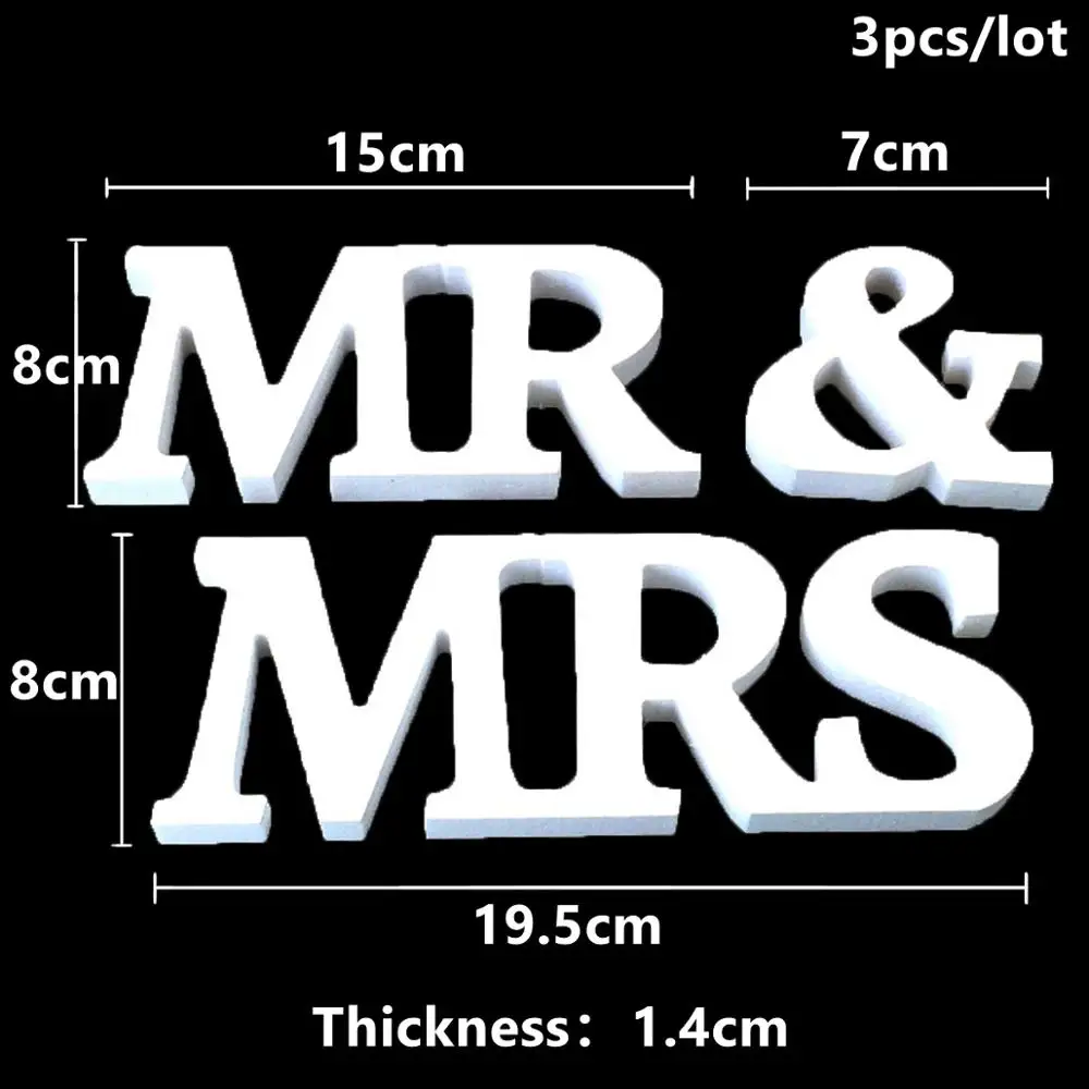 Mr Mrs Pendants Taoup, 1 шт., сетчатая белая роза, корона, вуаль, свадебные сувениры и подарки, принадлежности для вечеринки-девичника, для невесты - Цвет: Mr Mrs Pendants