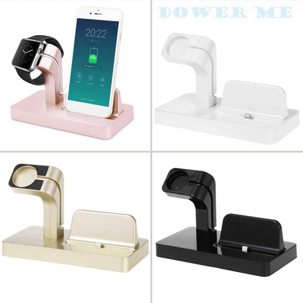 2 в 1 зарядная док-станция держатель для iphone для IWatch для iphone 6/6 plus/6s/7 plus для apple кронштейн для часов зарядная док-станция для телефона