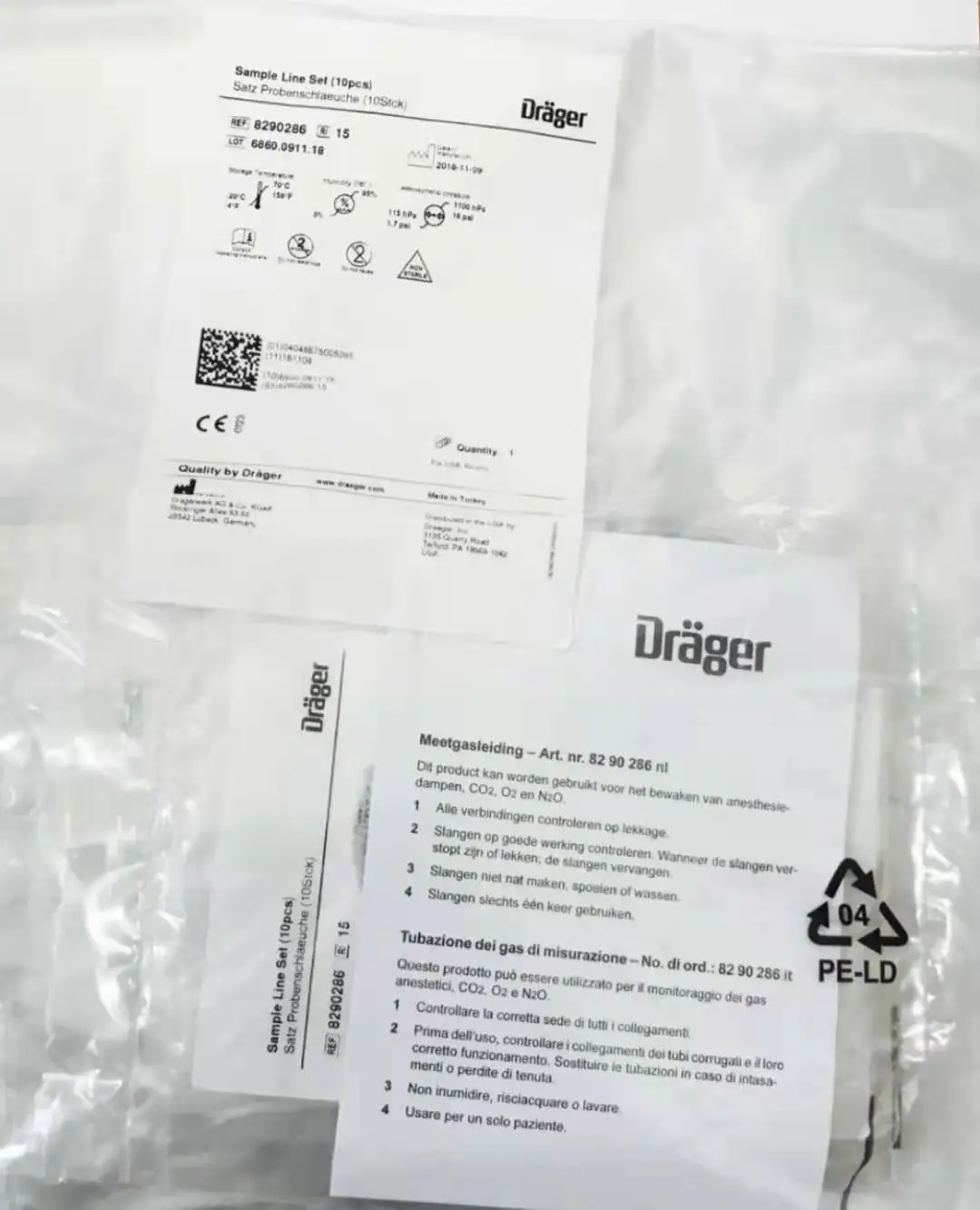 

Drager PN:8290286 d rager etco2 sample line new,original