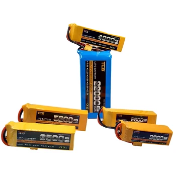 

TCB RC LiPo Battery 6s 22.2v 2200mah 2600mah 3500mah 4200mah 5200mah 10000mah 25C 35C for RC airplane car boat drone AKKU