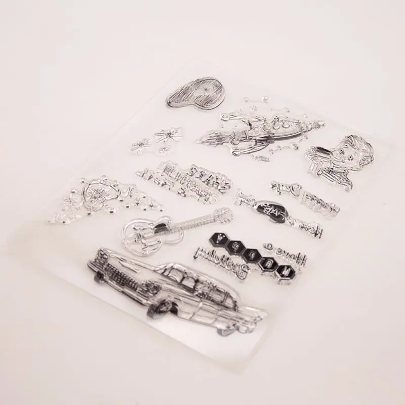 Гитара автомобиля печать штамп с резки штамп трафарет набор DIY Скрапбукинг рельефная фотография альбом декоративные бумажные карты Ремесло Искусство Handm