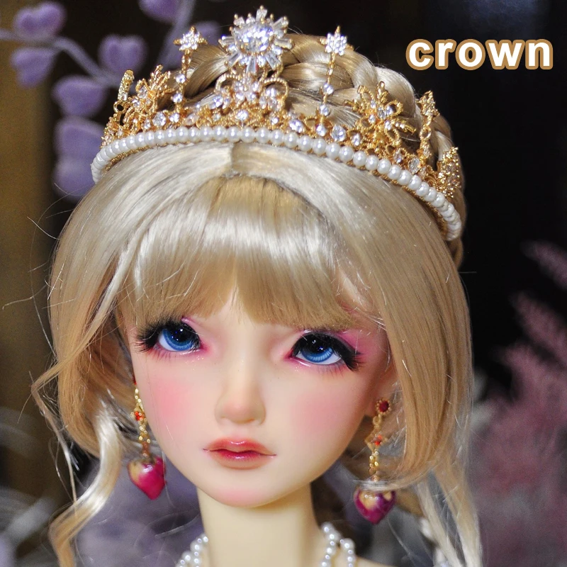 

D03-P663 children toy BJD DD SD MSD 1/3 uncle doll's Photo props Accessoriess Crown earing headdress jewelry 1pcs