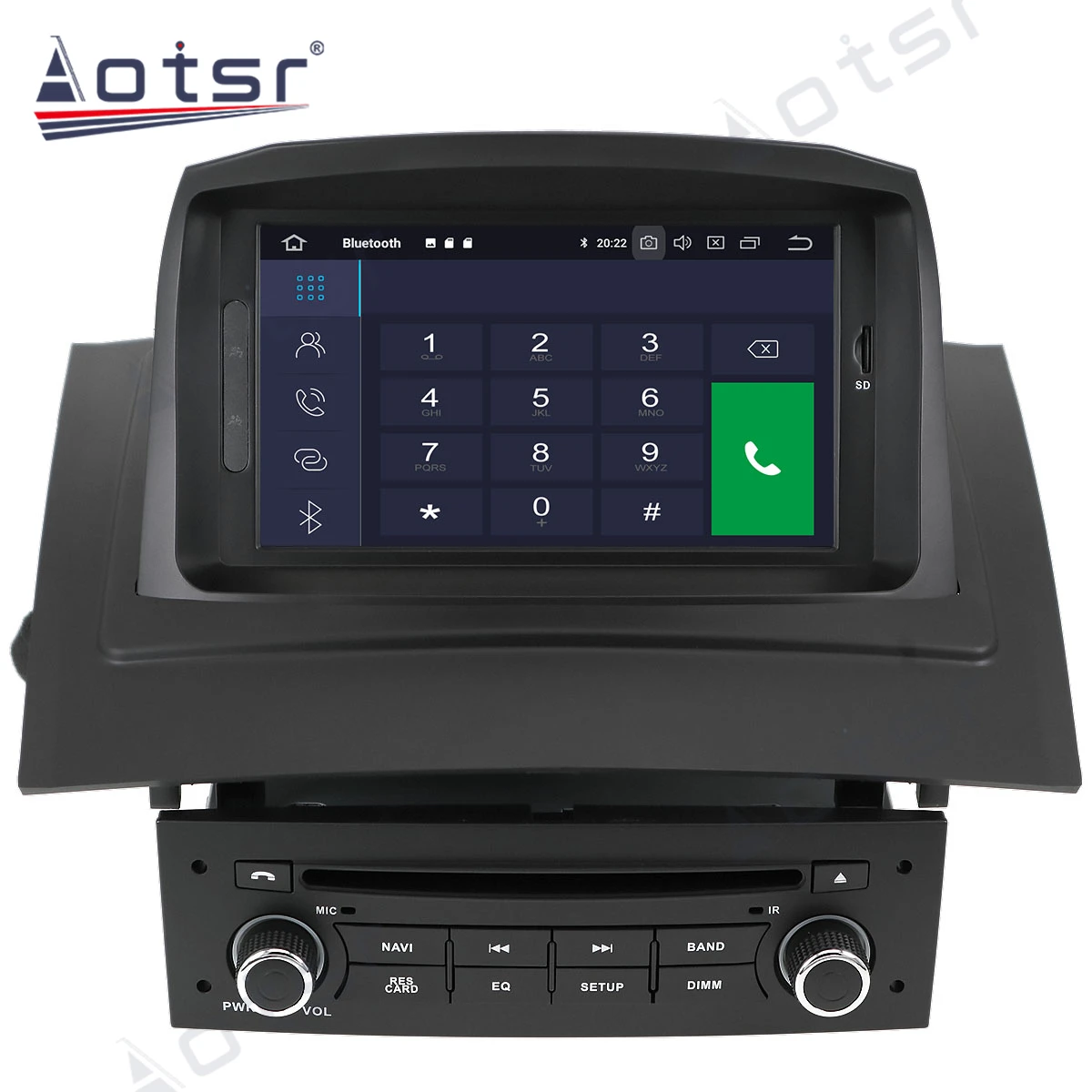 Автомобильный радиоприемник Aotsr PX6 Android 10 0 4 + 64 ГБ GPS-навигация DSP для Renault Megane 2 Fluence