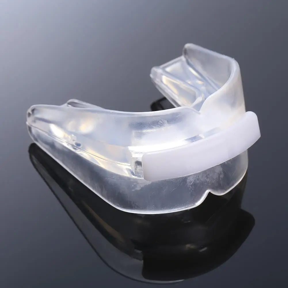 

Transparent Mouth Guard Teeth Protector for Rugby Boxing Safe Silicone