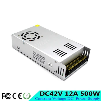 

Best quality 42V 12A 500W Switching Power Supply Driver AC 110-220V Input to DC 42V SMPS for CNC Router Stepper Motor Machinery