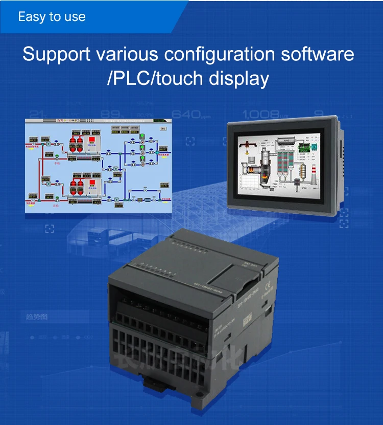 Modbus RTU Controle E S Módulos de