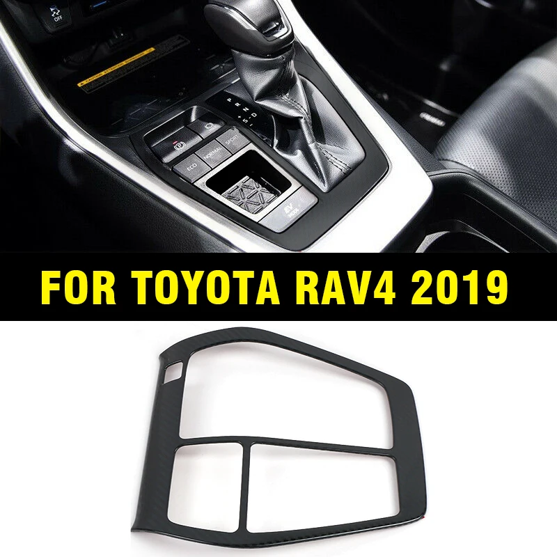 Для Toyota RAV4 Автомобильная внутренняя панель переключения передачи коробка панель Крышка отделка из нержавеющей стали декоративные аксессуары для стайлинга автомобилей