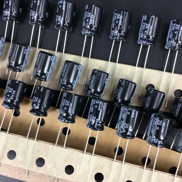 10 шт./30 шт. ELNA RJ3 серии 220UF25V электролитический конденсатор 8X11,5 мм 105C