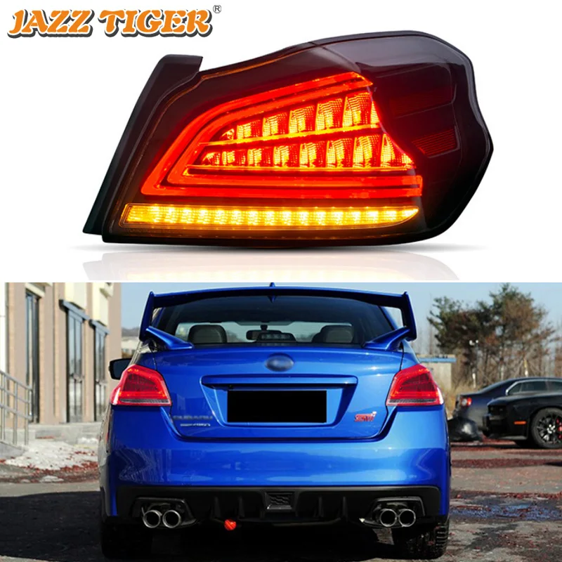 

Car LED Tail Light Taillight For Subaru WRX 2013 - 2018 Rear Running Light + Brake Light + Reverse Lamp + Dynamic Turn Signal