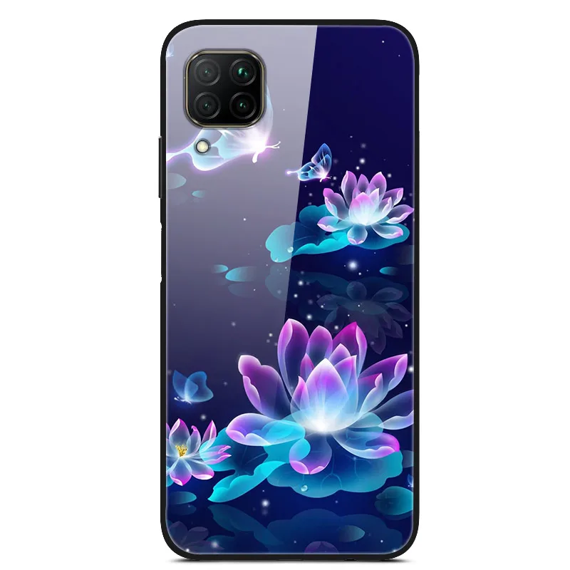 Чехол из закаленного стекла для huawei Nova 6 SE чехол Nova 6SE, цветная жесткая задняя крышка из поликарбоната для huawei Nova 6 чехол Nova6 5G, бампер - Цвет: 20