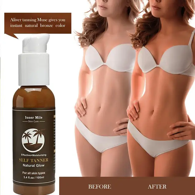 100ml Body Self Tanning Mousse Tanners Cream Solarium Cream Bronzer Face Body Nourishing Skin Sun Block