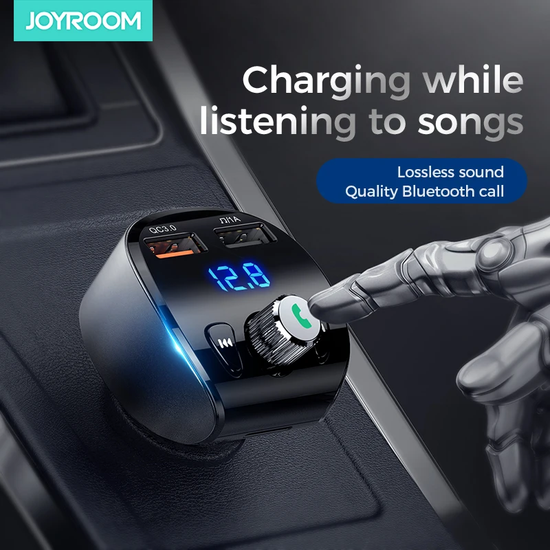 FM трансмиттер Joyroom Bluetooth 5 0 USB Aux MP3 плеер|Зарядные устройства| |