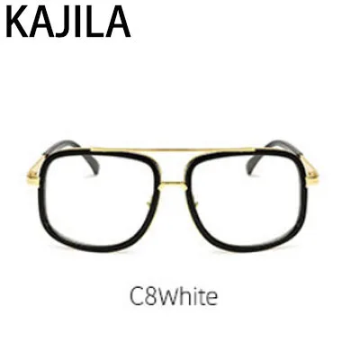 Круглые женские солнцезащитные очки, новинка, роскошные брендовые дизайнерские очки, модные трендовые Винтажные Солнцезащитные очки для женщин gafas - Lenses Color: Gold White
