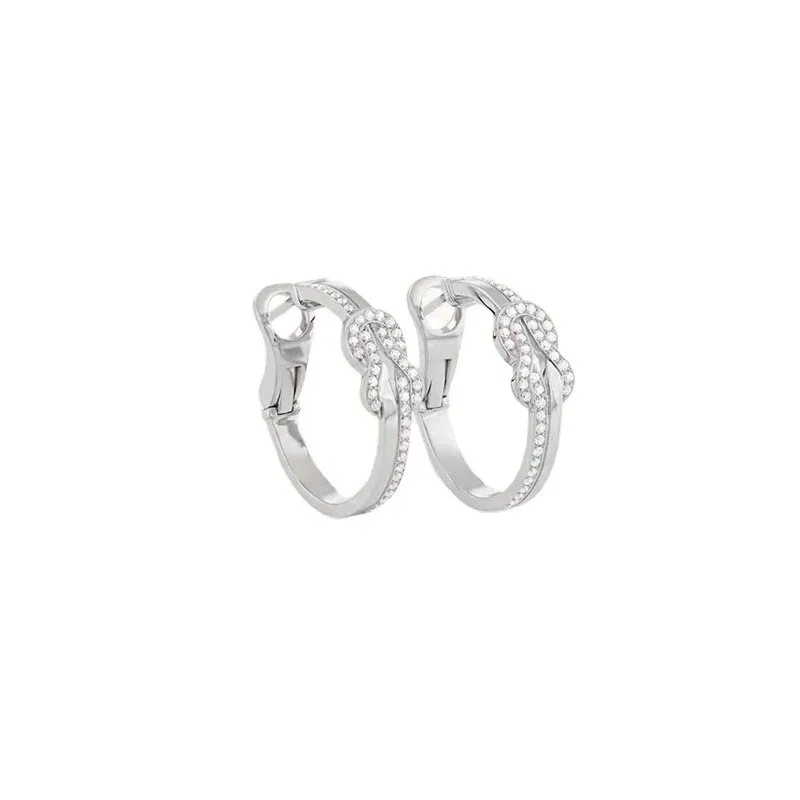 Серьги-клипсы в форме Креста оригинальные белые серьги-клипсы S925 8 форм Роскошные