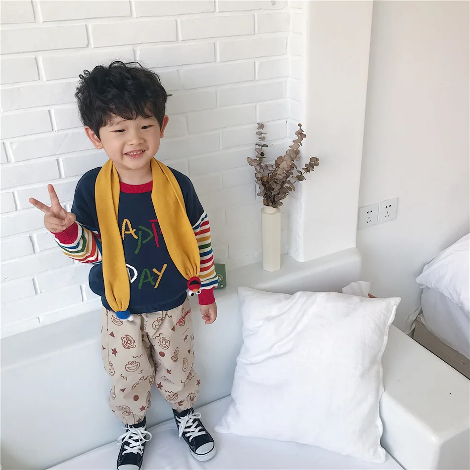 Tonytaobaby/новая стильная зимняя детская одежда для мальчиков и девочек повседневные штаны из плюша для мальчиков и девочек, три цвета