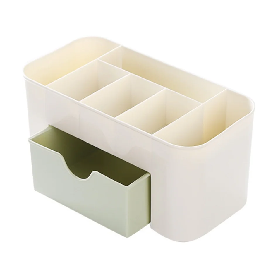 Makeup Organizer GR Акриловый Ватный тампон для хранения, прозрачный косметический ватный тампон, косметический контейнер, органайзер для ювелирных изделий и банки для конфет - Цвет: Makeup Organizer GR