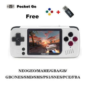 

Retro PocketGo Game Consoles Handheld Game Players For PS1/SNES/GBA/MAME/GBC etc. With 1700 Games Maximum Support 128GB TF Card