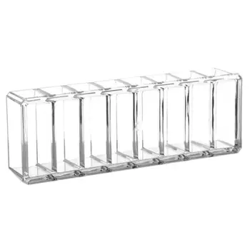 

Clear Acrylic Makeup Organizer Powder Lipstick Holder Cosmetic Storage Box