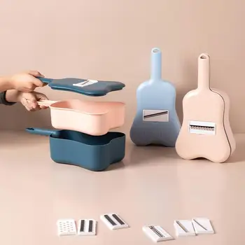 

Multi-Function Drain Basket Drain Function Ukulele-Shape Sliced Basket Folding Cutting Board Kitchen Foldable Drain Organizer