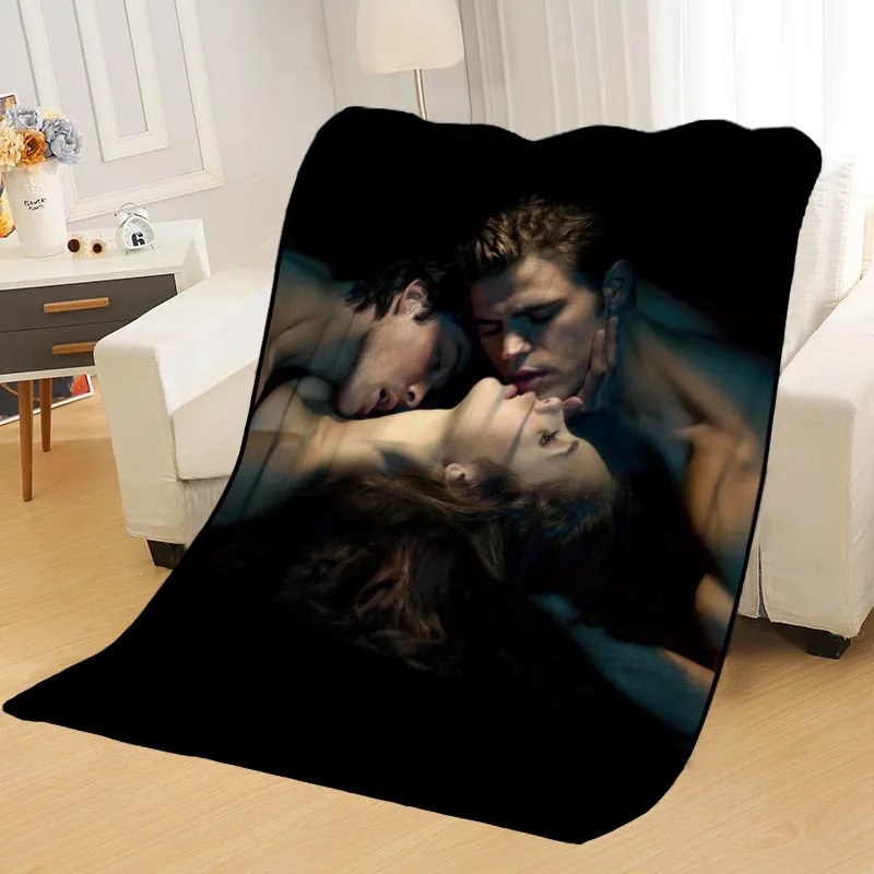 Одеяла на заказ Дневники вампира одеяла мягкие TR сделай сам ваше изображение