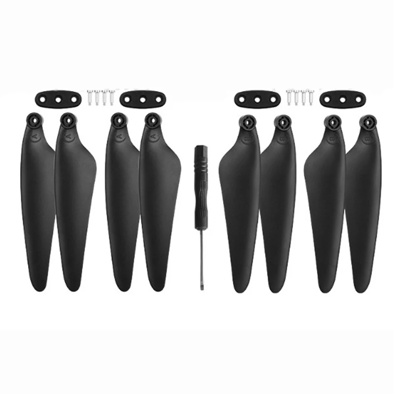 8pcs/Set RC Quadcopter Spare Parts Folding Propeller Props Set For Hubsan H117S drone accessory hot