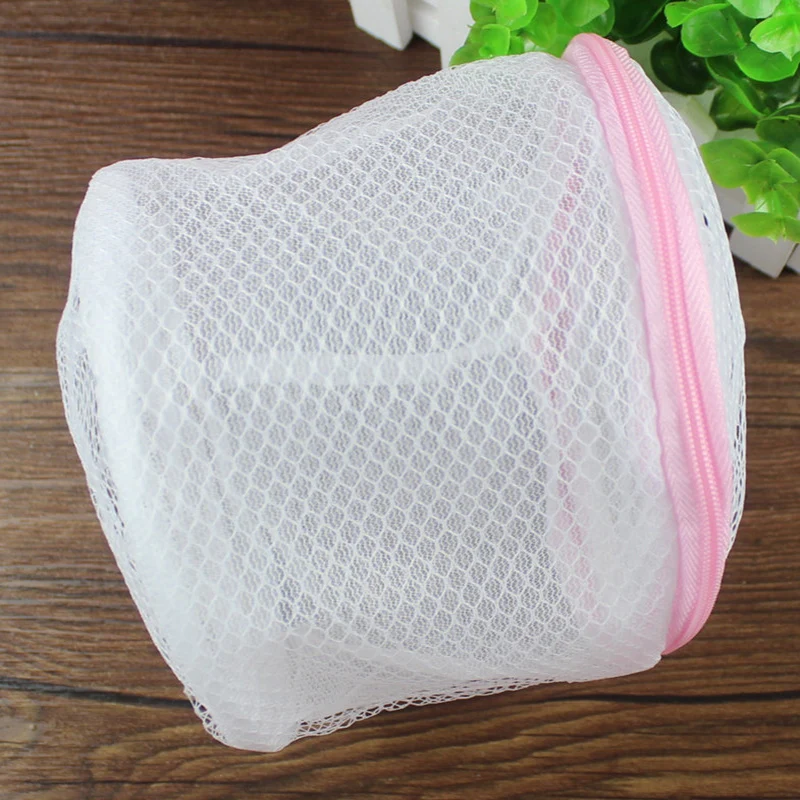 Washing home network clothing underwear receive bag washing bag useful mesh bra washing zipper