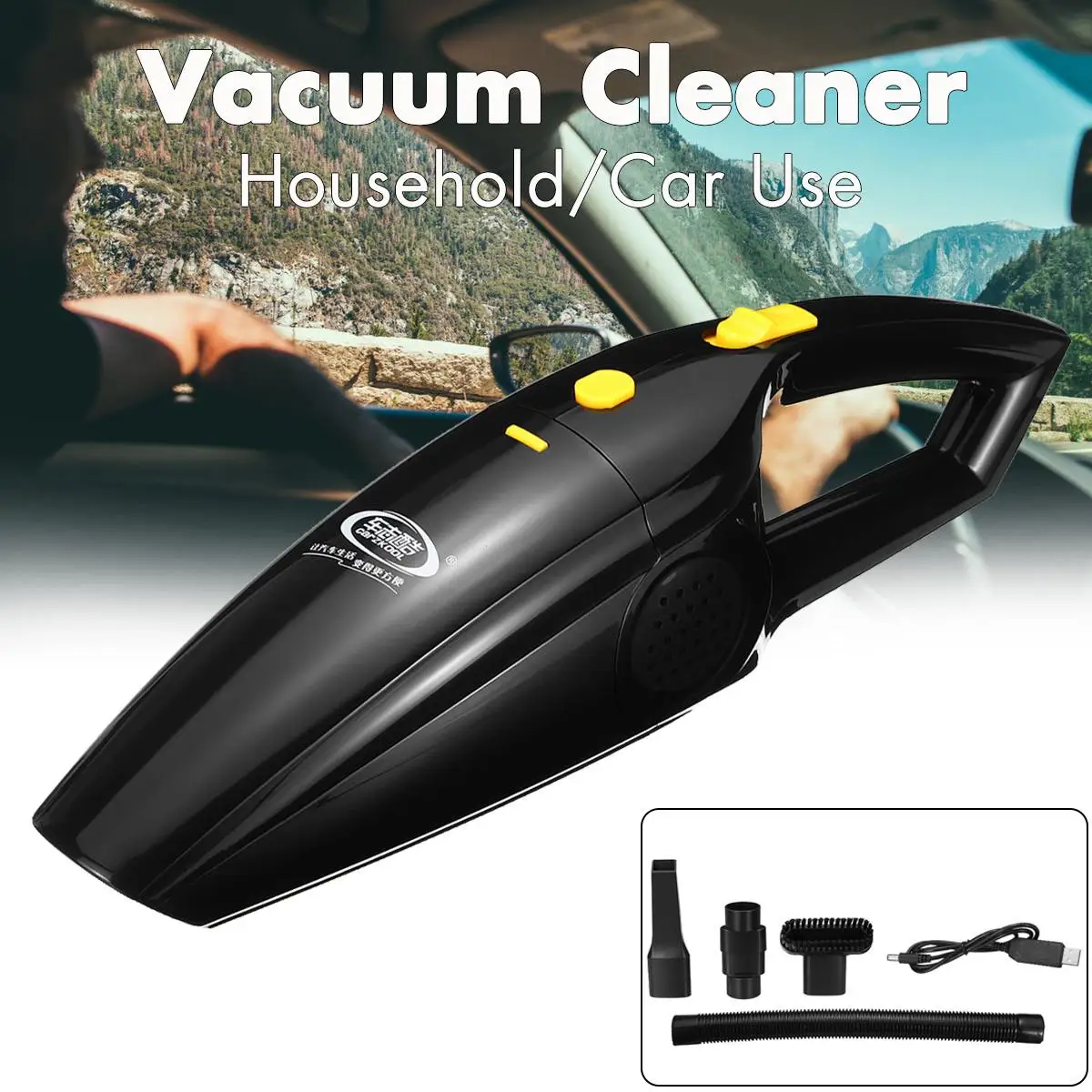 

120W Handheld Home Car Vacuum Cleaner Portable USB Rechargeable Cordless Wet and Dry Dual Use Auto Vacuum Asur