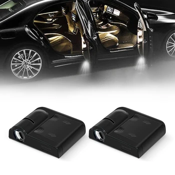 

2X Car Led Door Welcome Light Projector Logo Door Light for Chevrolet Cruze Malibu orlando lanos captiva spark niva aveo lacetti