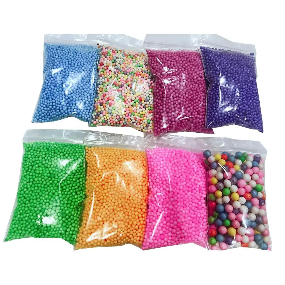 73 Pcs Slime набор пенопластовых бусин мягкий керамический Slime Набор подвесок блеск комплект поставки слаймов DIY ручной работы цветной пенопластовый шар набор материалов