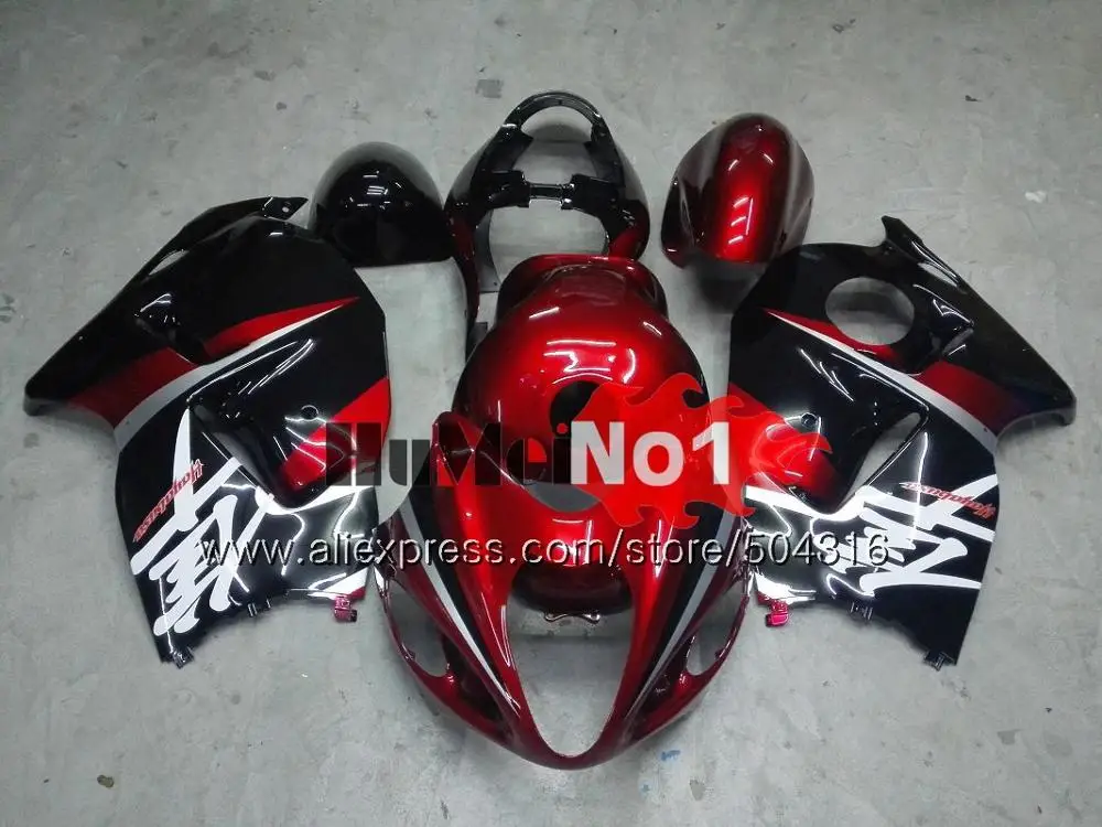 Инъекции для SUZUKI Hayabusa GSXR 1300 2008 2009 10 11 12 29MC. 233 GSXR-1300 GSXR1300 08 09 2010 2011 2012 черный пламя обтекатель - Цвет: No. 17
