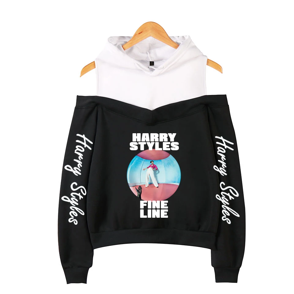 Милый свитшот в стиле Харри женские толстовки с тонкой линией и открытыми
