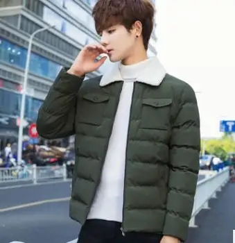 

Free ShippingThe new men's Korean style cotton jacket is thick and big