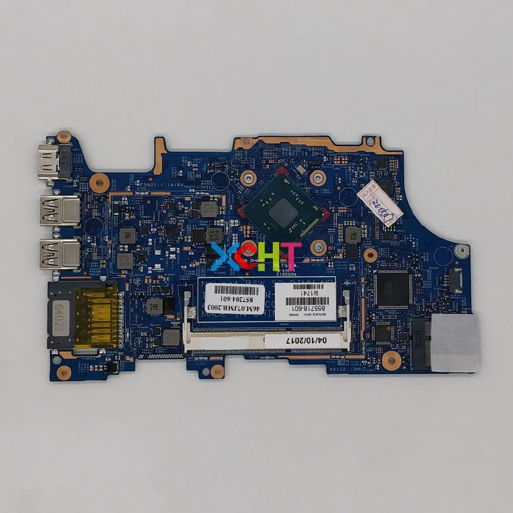 Cpu para hp Pavilion X360 14-a 15-a 11-u Série Notebook Computador Portátil Placa-mãe 855718-601 855718-001 Uma w N3710