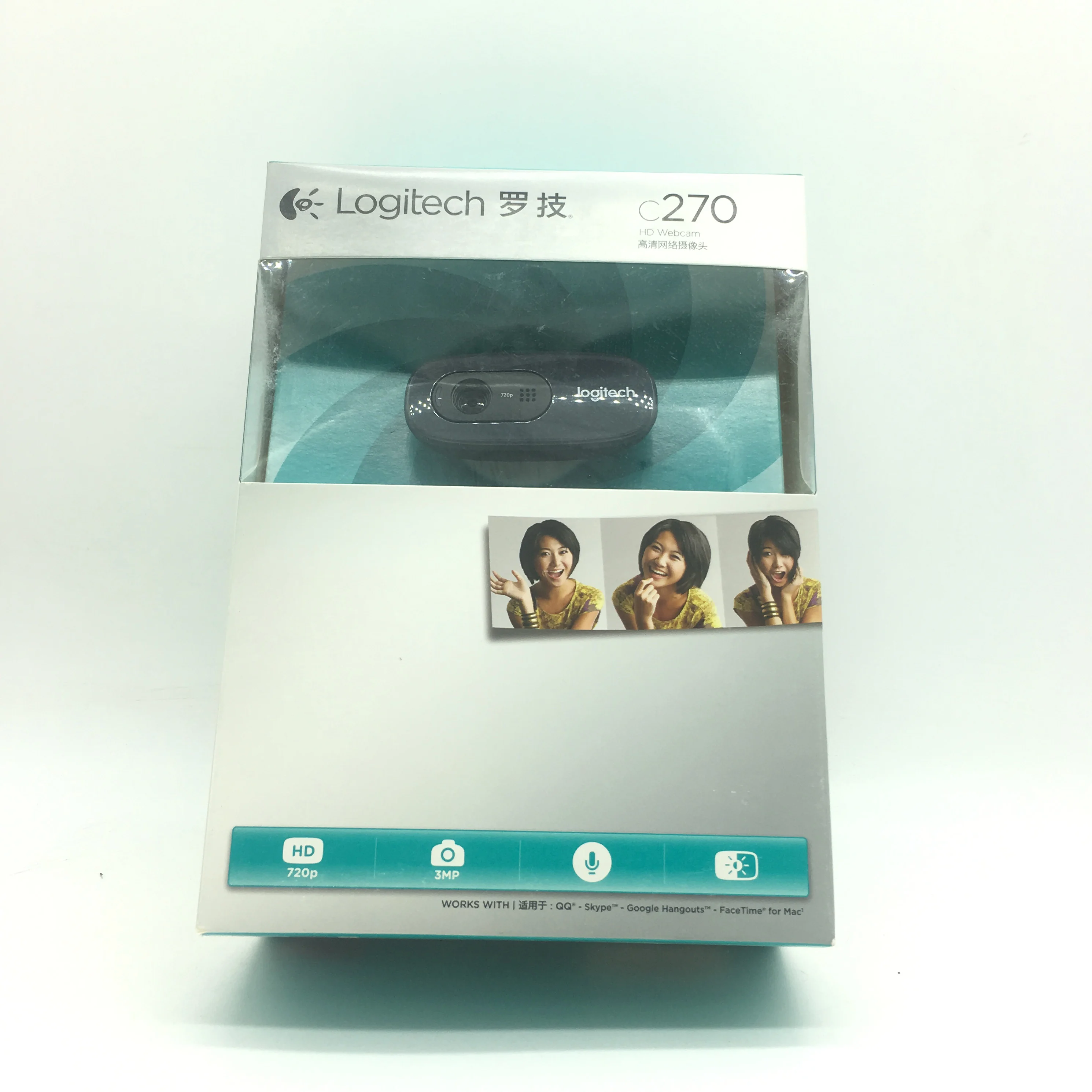 

Original Logitech C270/C270i IPTV HD Vid 720P Webcam Built-in Micphone USB2.0 Mini Computer Camera for PC Laptop