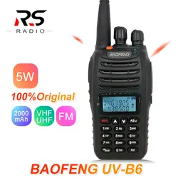2019 Baofeng UV-B6 рация Samll размер Ham FM радио Comunicador портативный UHF VHF двухсторонняя радиостанция UVB6 HF приемопередатчик