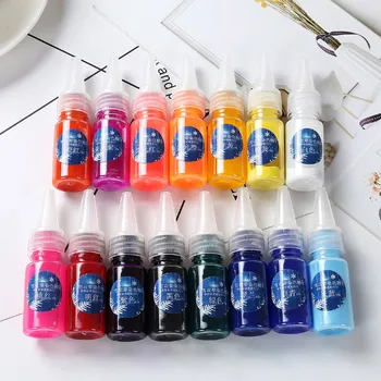 

Glue Crystal Clear Epoxy for Jewelry Making DIY Art Crafts 15 Color Mold Art Dyeing Pigment FJ88