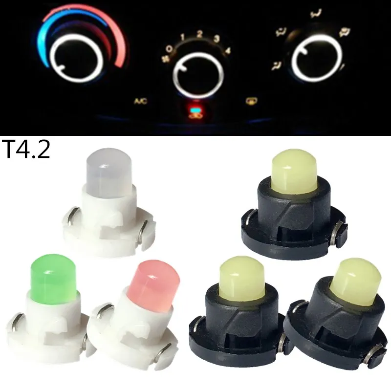 10Pcs T3 T4.2 T4.7 Led Súper Brillante Chip1Smd Led Tablero De Instrumentos Pannello Lámpara Auto Salpicadero Calentamiento Indicad