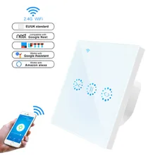 WiFi переключатель роликовой шторки WiFi жалюзи сенсорный переключатель управления гаражной дверью Google Home таймер нейтральный провод нужен