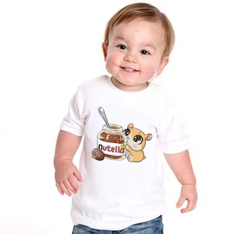 Nuevos Estantes T Camisas Camiseta De Moda Para Las Ninas Chocolate Con Diseno De Amor Salsa Nutella Bebe Nino Ropa De Verano De Manga Corta Camisa De Los Ninos Camisetas Aliexpress