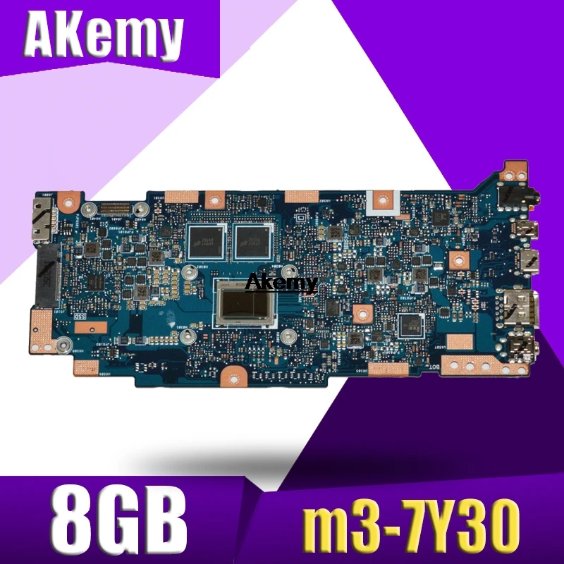 Akemy UX360CA материнская плата для ноутбука ASUS U360C UX360 UX360C UX360CA материнская плата Тесты работы M3-7Y30 8 Гб