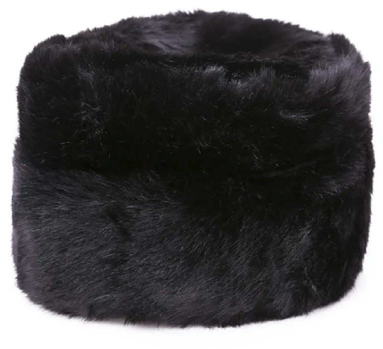 Warm Hat Men Women and man Aviator Bomber Faux Fur Ear Flap Hat Cap Winter Ski Trooper Trapper Cotton Solid Color Lei Feng Cap