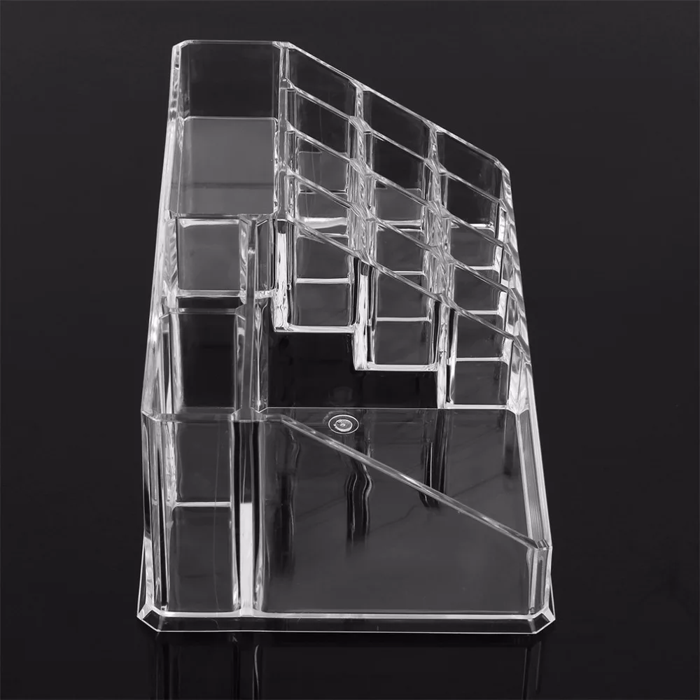 Прочный прозрачный Неокрашенный, из акрила, для украшений и косметические наконечники без пыли хлопок бутон коробка для хранения, упаковка чехол 29/56
