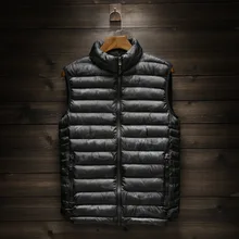 Стиль, трендовый зимний жилет, корейский стиль, модный Повседневный хлопковый жилет, крутой двусторонний Мужской жилет 1866