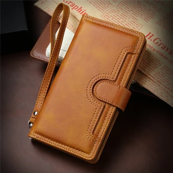 

Luxury Flip Wallet Leather Case for Samsung S20 Ultra S20Plus 2020 New Strap Cards Stand Holder Phone Cover for S20 Plus Etui