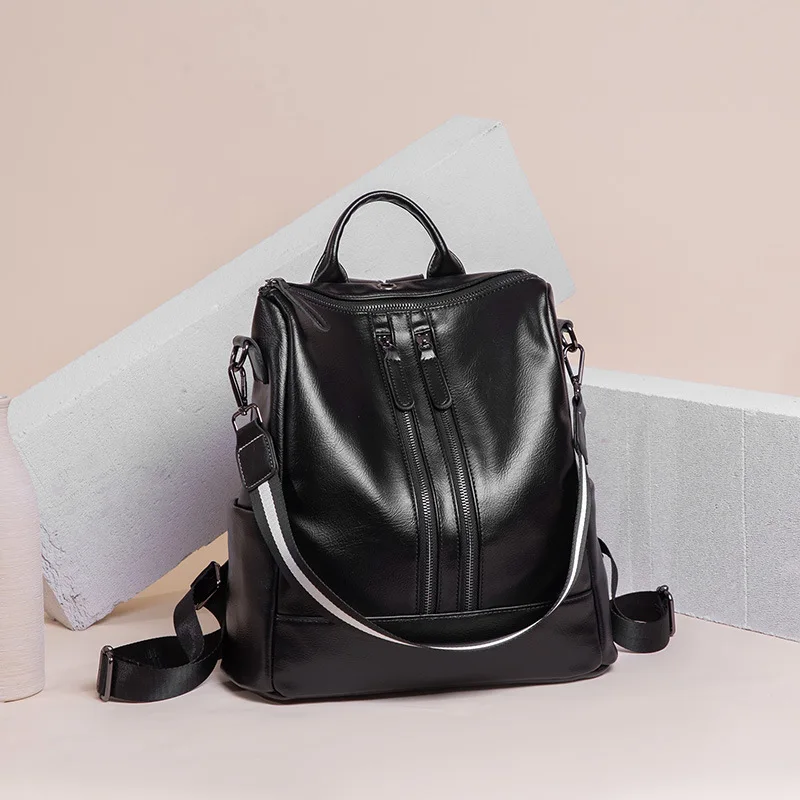 Винтажный женский рюкзак, высококачественный Молодежный кожаный рюкзак для девочек-подростков, школьная сумка через плечо, рюкзак mochila
